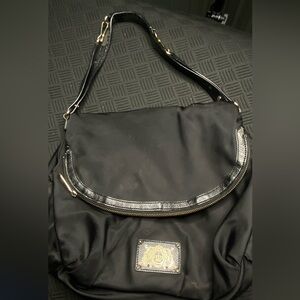 Juicy couture nylon black baby bag